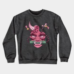 Nezuko Oni Mask (Apparel Design) Crewneck Sweatshirt